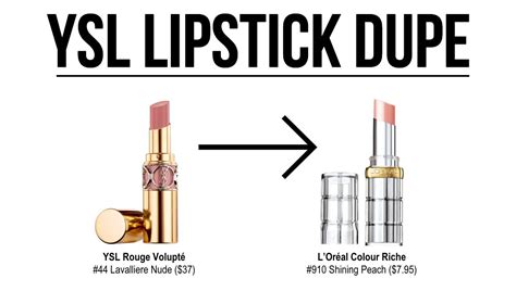 ysl lipstick sensual silk dupe|lipstick dupes.